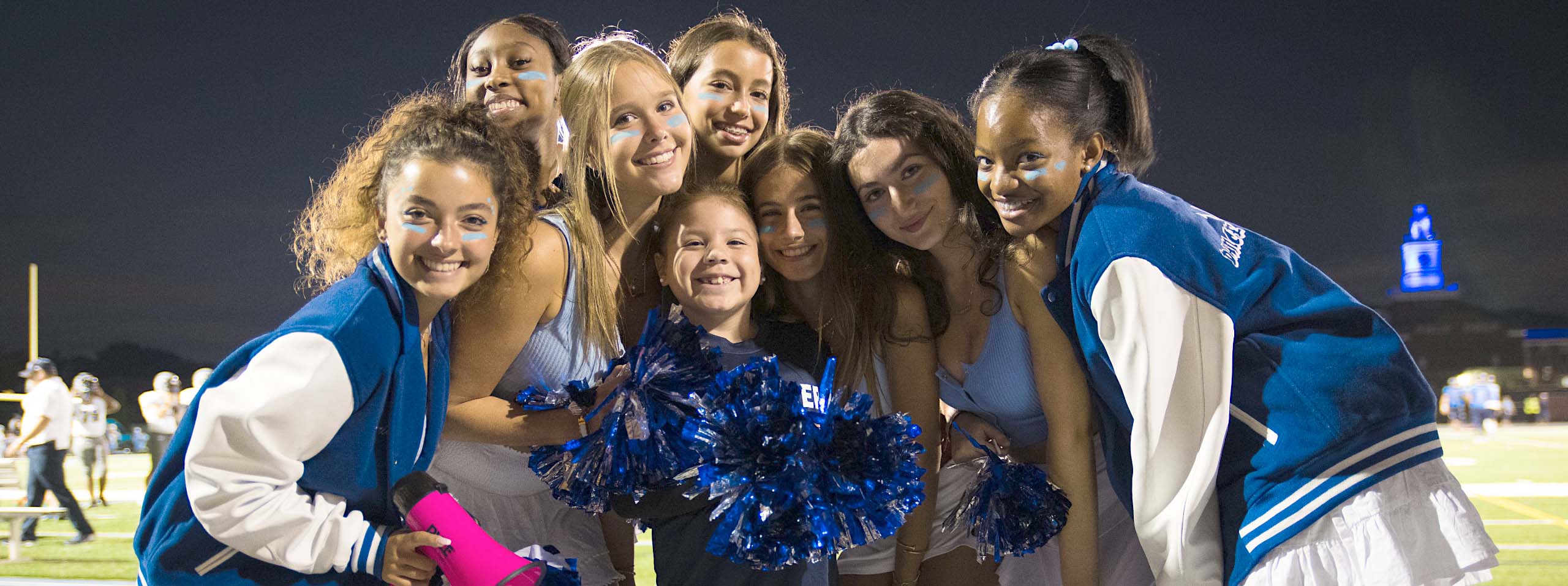 Blue Devil Night Dance Team girls