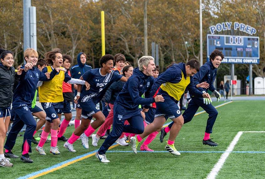 Boys Soccer athletes take the field