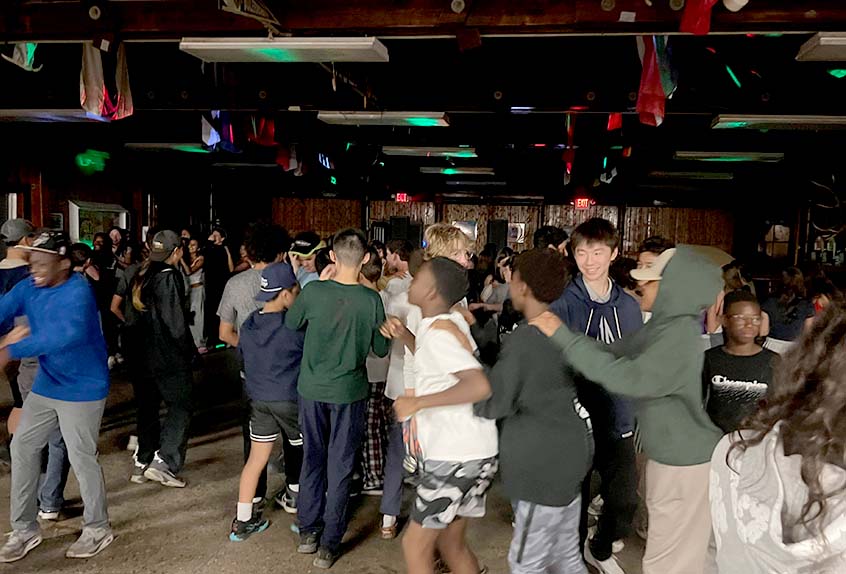 Camp Mason students dance