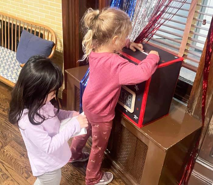 Lower School students voting