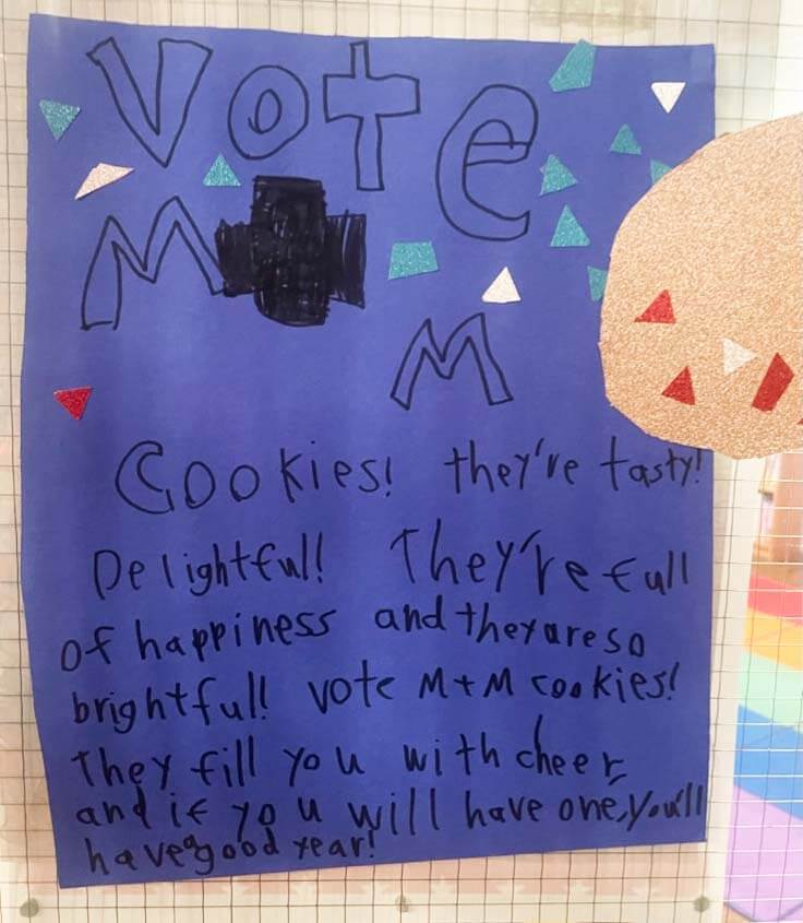 Lower School cookie campaign poster