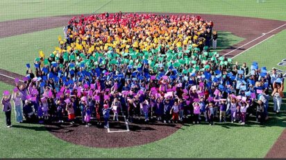 Solidarity Week rainbow flag of students