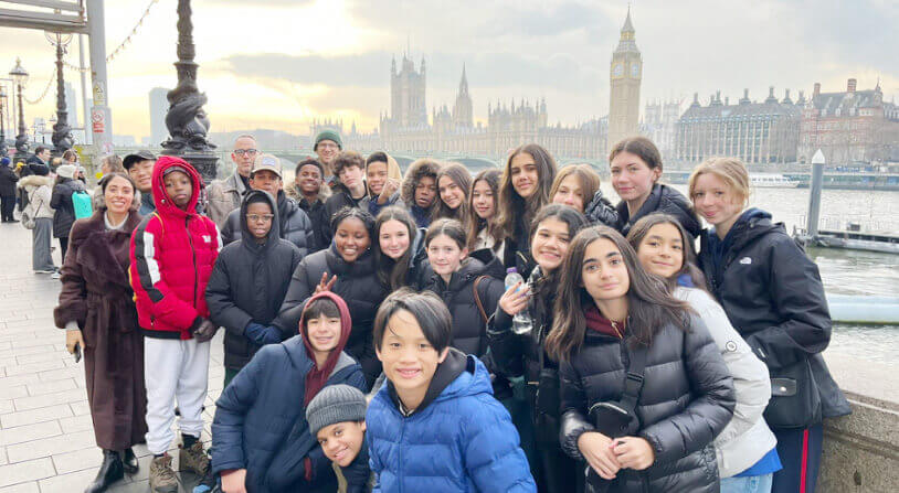 Grade 8 London trip with Big Ben